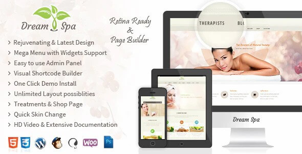 Dream Spa Wordpress Beauty Salon