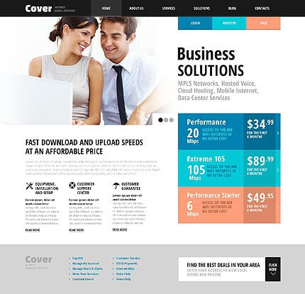 Wide Cover WordPress Theme