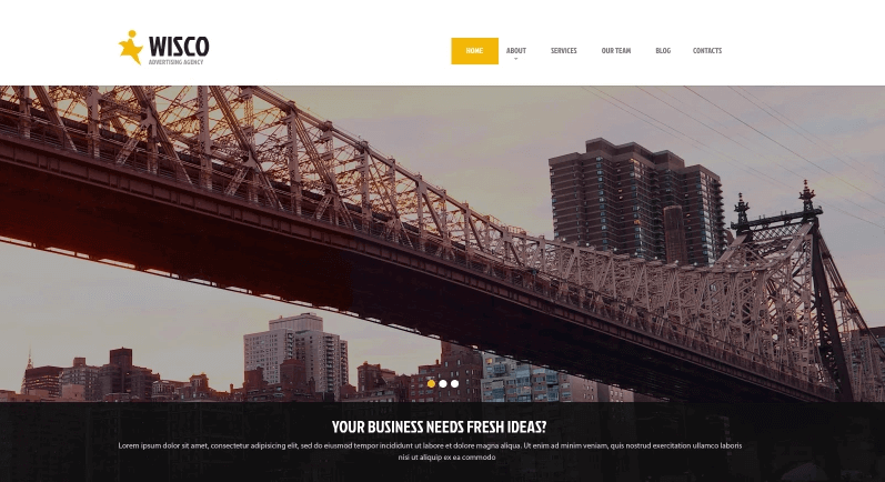 Advertising Agency Responsive WordPress Theme