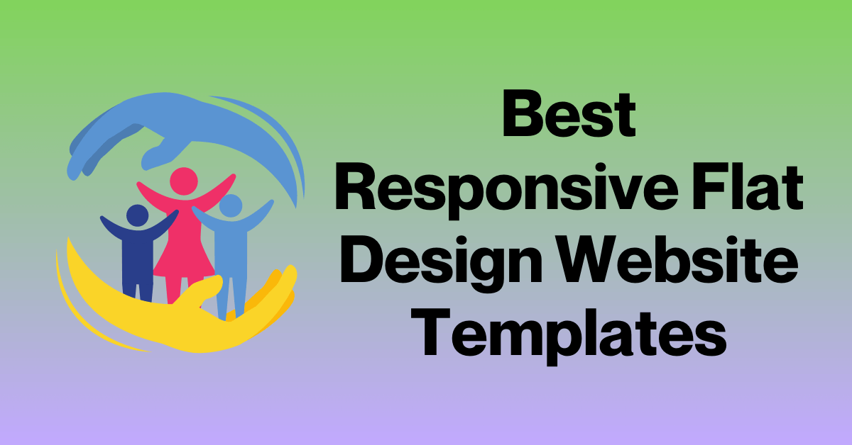 Responsive Flat Design Website Templates