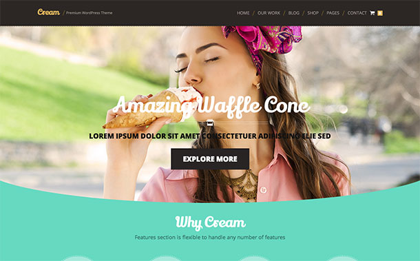 Cream WordPress Theme