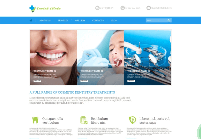 Dental Clinic Theme for WordPress