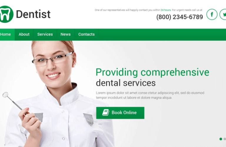 Dentistry Responsive WordPress Theme