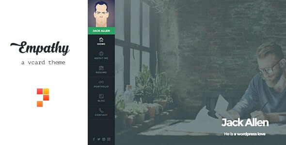 Empathy A vCard WordPress Theme