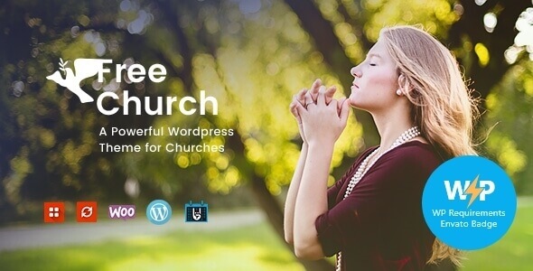 Free Church WordPress Theme