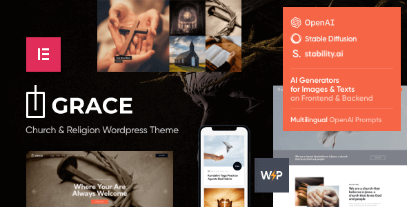Grace Church Religion Theme