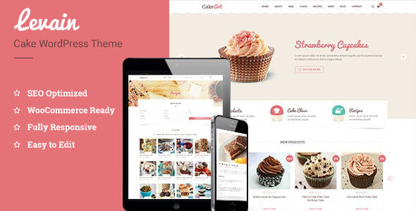 Levain Cake WordPress Theme