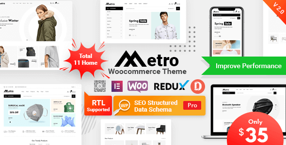 Metro – Minimal WordPress Theme