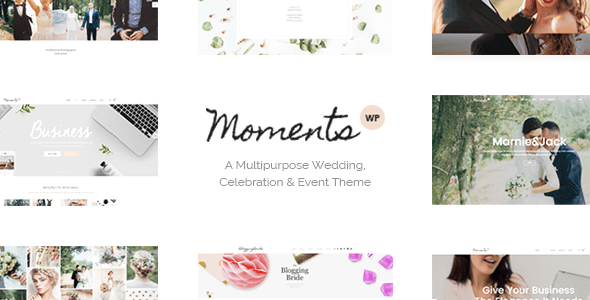 Moments Wedding Event Theme