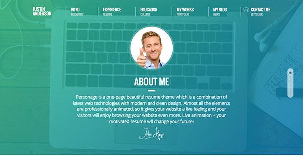 Personage-WordPress-Theme