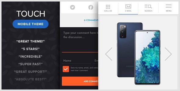 TOUCH WordPress Mobile Theme