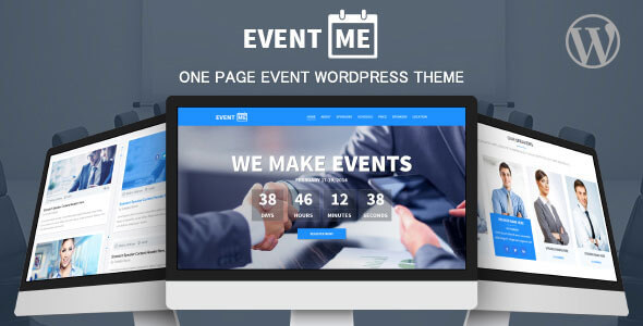 EventMe - Event Landing WordPress Theme