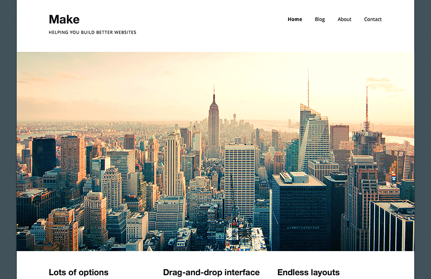 Make WordPress Theme