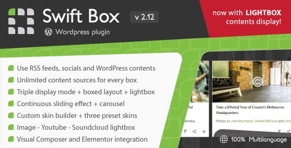 Swift Box Wordpress Contents Slider
