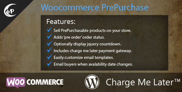Woocommerce PrePurchase