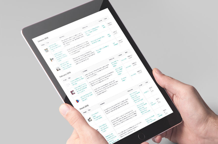 WordPress archive plugin