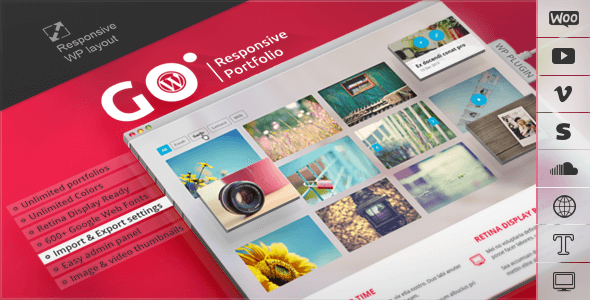 Go - Responsive Portfolio for WP