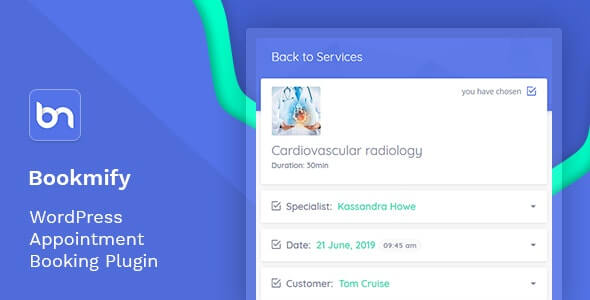 Bookmify Appointment Booking WordPress Plugin