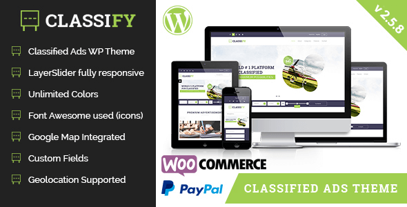 Classify WordPress Theme