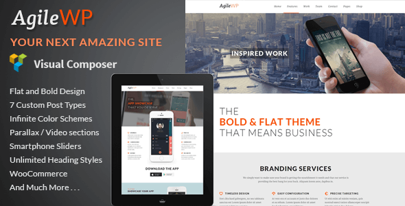 Agile - Multi-Purpose App Showcase WordPress Theme