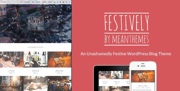 Festively – An Unashamedly Festive WordPress Blog Theme
