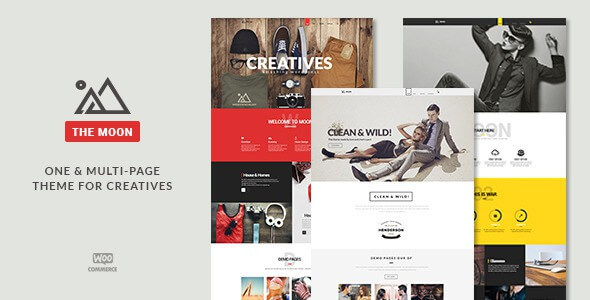 The Moon - Creative One Page Multi-Purpose Theme