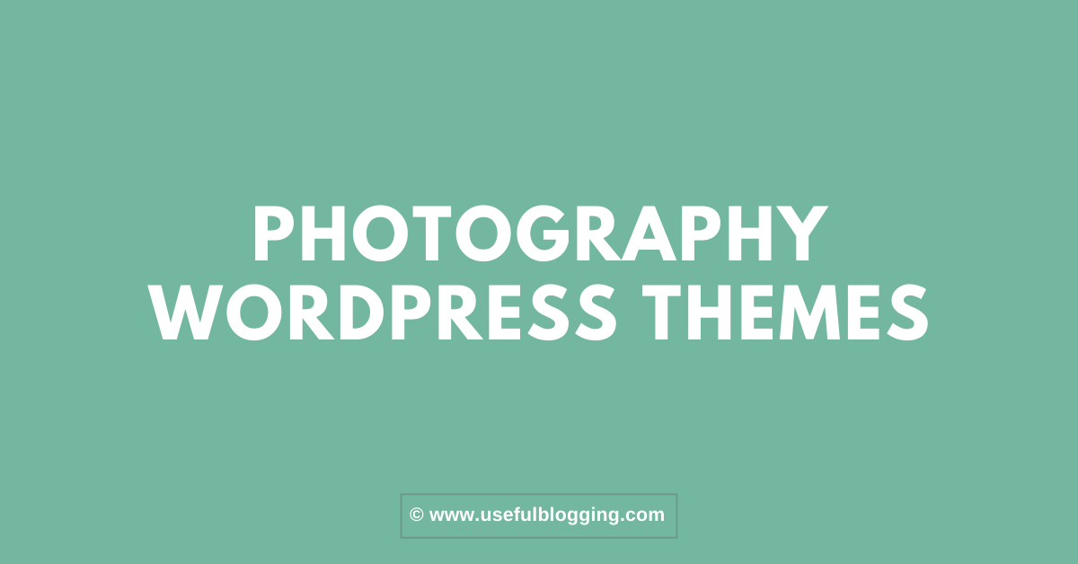 Free Photography WordPress Themes