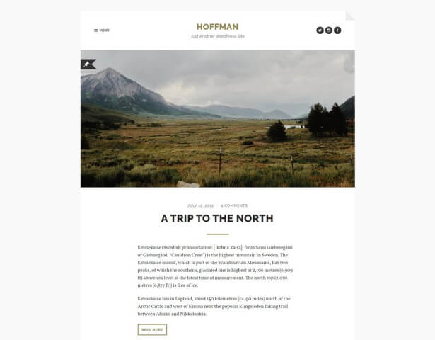 FormatFactoryFree Minimalist WordPress Themes 2