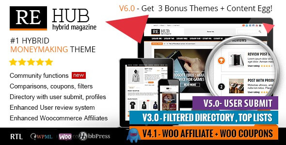 REHub - Amazon Affiliate WordPress Theme