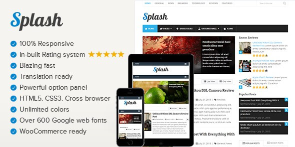 Splash - Amazon Affiliate WordPress Theme