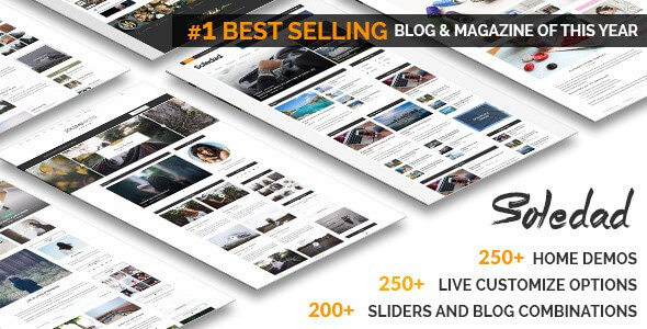 Top 10 WordPress News, Magazine, Editorial Themes 8