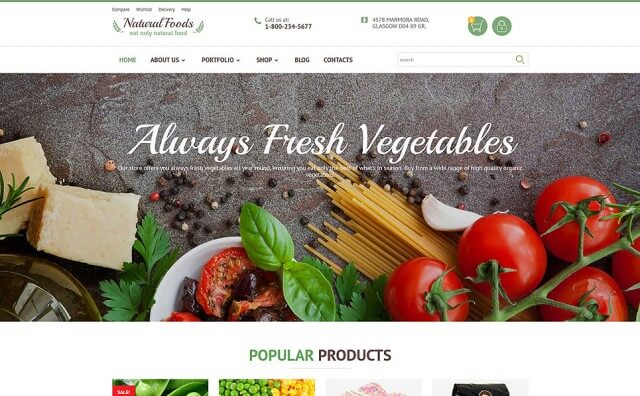 WooCommerce Themes to Build Food eCommerce Website 3