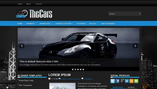 best-automobile-blogger-templates-2