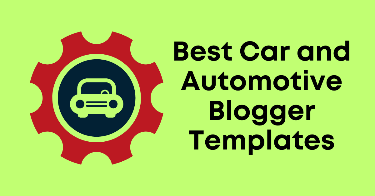 Car and Automotive Blogger Templates