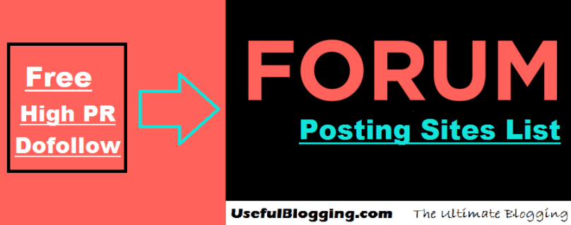 Free Forum Posting Sites