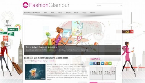 fashionglamour-blogger-template