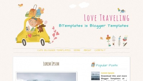 love-traveling-blogger-template