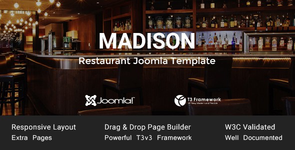 madison-joomla-restaurant-template