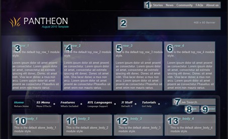 pantheon-joomla-club-template