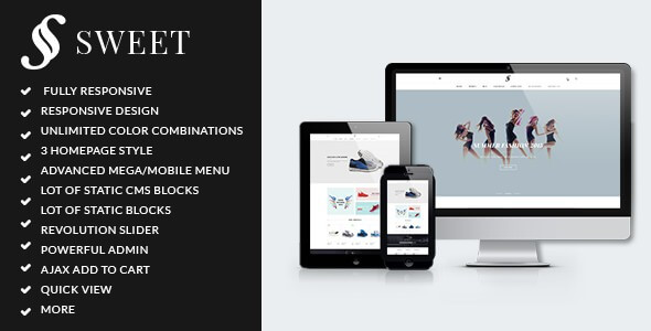 ARW Sweet Minimalist responsive magento theme