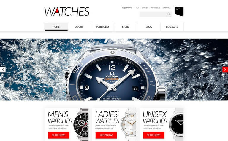 Elegant Watches WooCommerce Theme