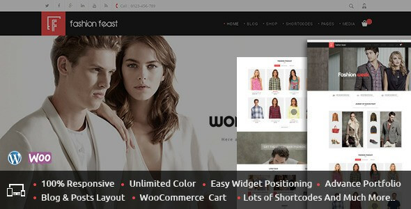 Fashion Feast WooCommerce Responsive Theme
