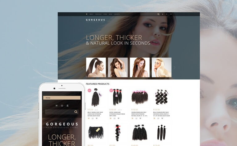 Hair Extensions WooCommerce Theme
