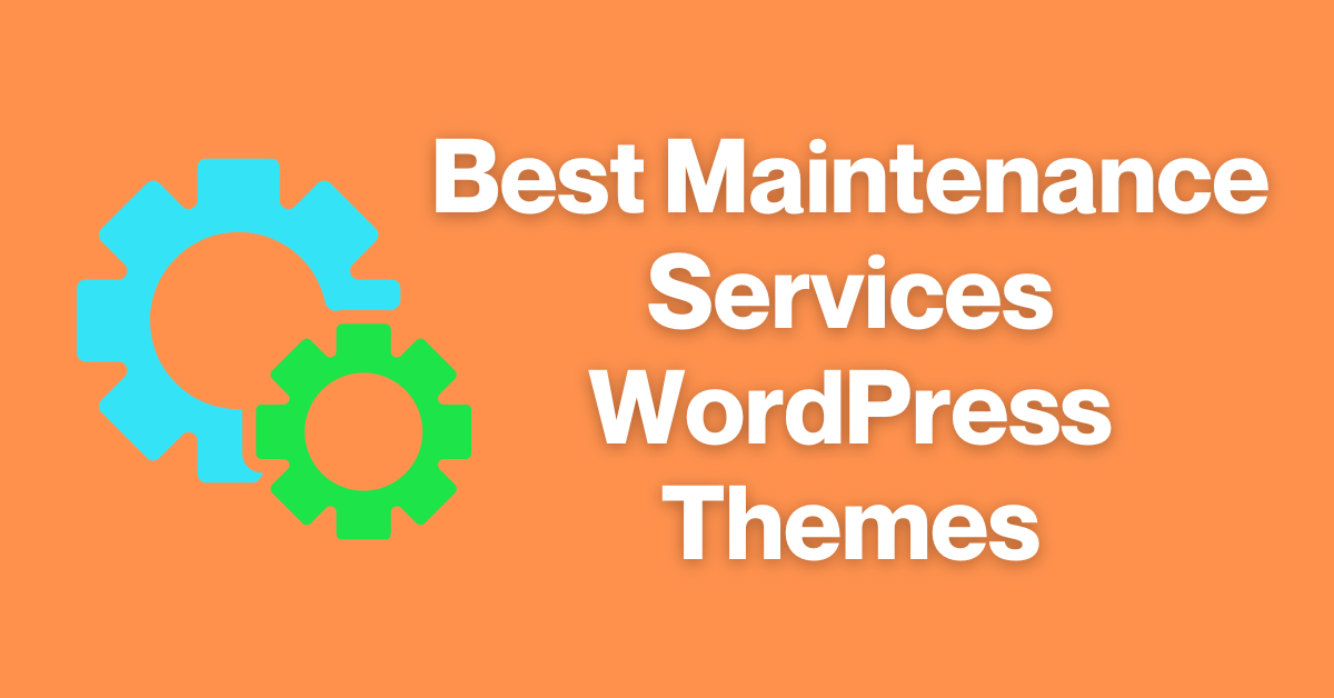 Maintenance Services WordPress Themes