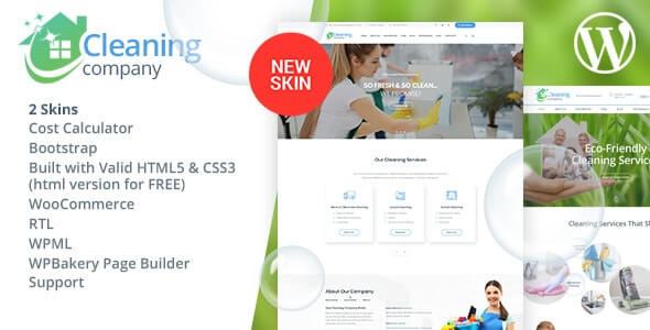 Cleaning Services WordPress Theme