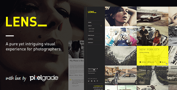 LENS Photography WordPress Theme