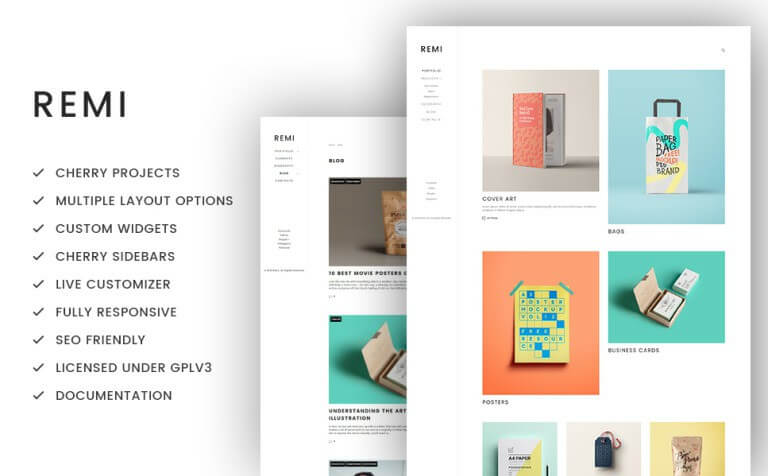 Remi Photographer Portfolio WordPress Theme