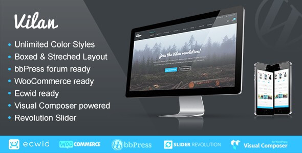 Vilan Corporate Shop Forum WordPress Theme