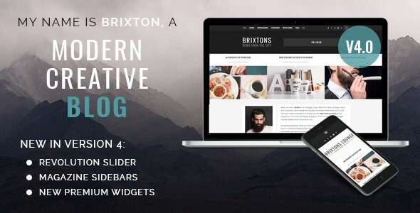 Brixton Blog A Responsive WordPress Blog Theme