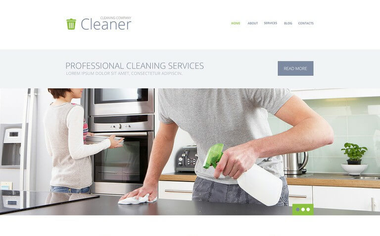 Cleaning Services WordPress Theme